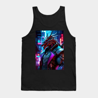 The neon dragon. Tank Top